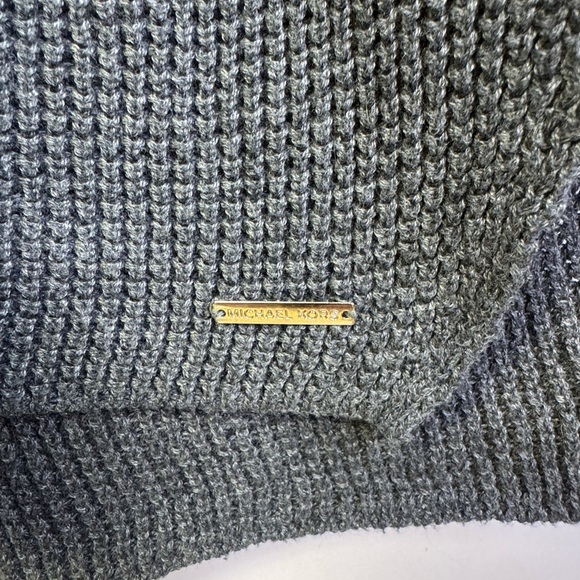 Michael Kors Classic Gray Turtleneck Sweater - Picture 2 of 7
